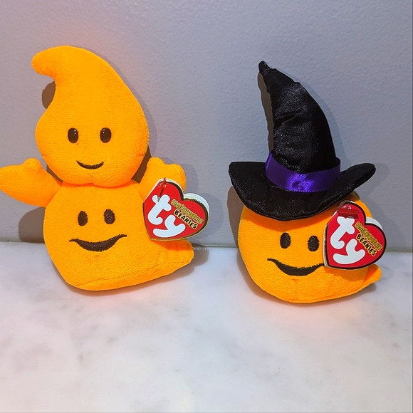 Ty Other - Beanie Baby Set / Halloween Beanies / Halloween Decor